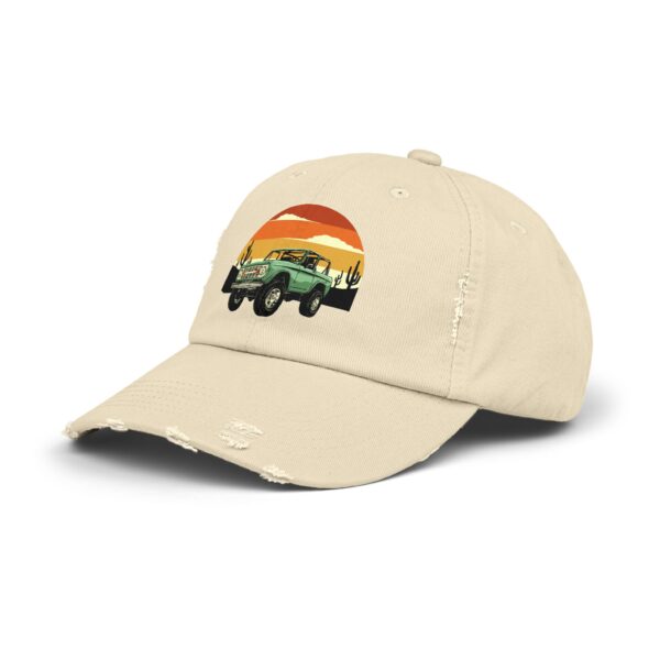 Retro Off-Road Adventure Distressed Cap