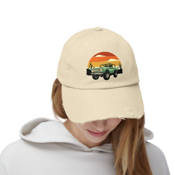 Retro Off-Road Adventure Distressed Cap