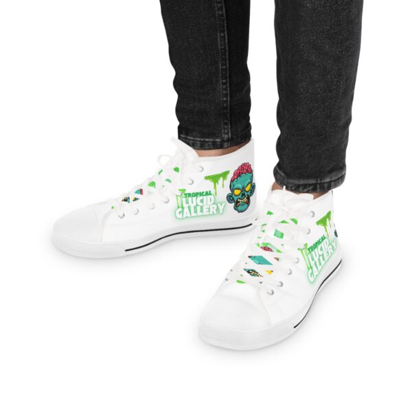 Men's Zombie High Top Sneakers Undead Style