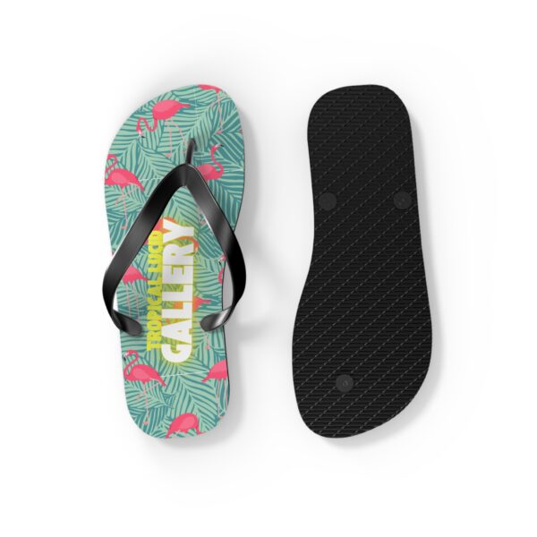 Tropical Flamingo Flip Flops Beach Sandals