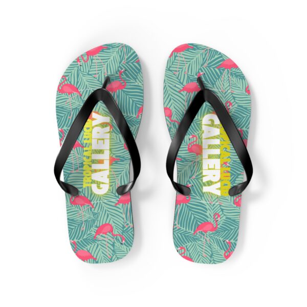 Tropical Flamingo Flip Flops Beach Sandals