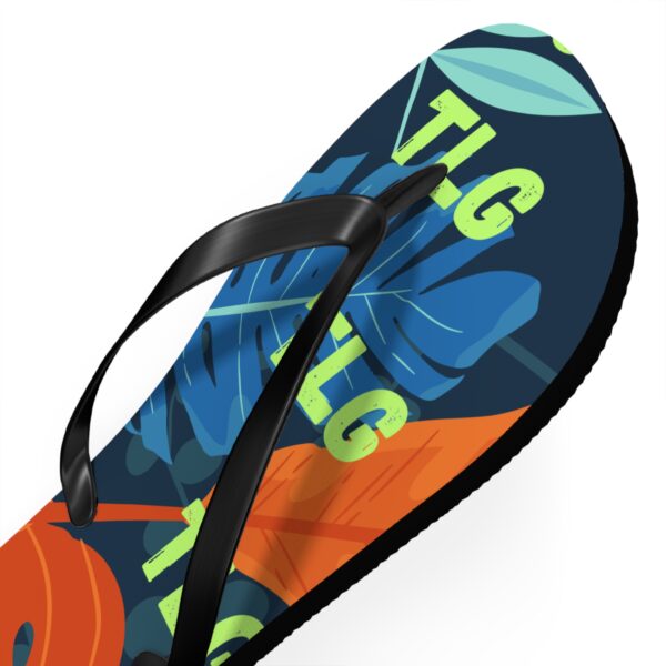 Tropical Vibe Flip Flops Perfect for Beach Days