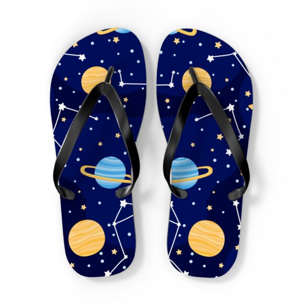 Cosmic Flip Flops Galaxy Print for Space Lovers