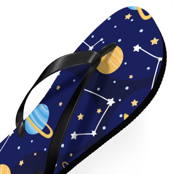 Cosmic Flip Flops Galaxy Print for Space Lovers