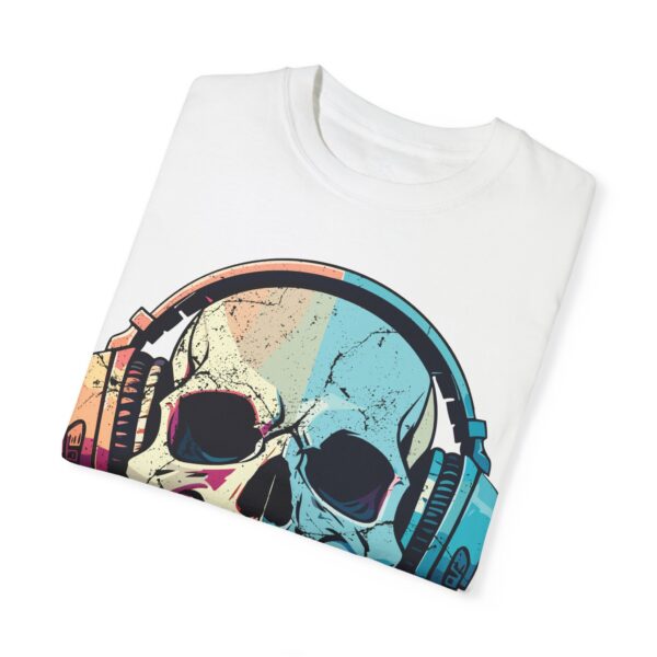 Vibrant Skull Headphones Unisex T-Shirt