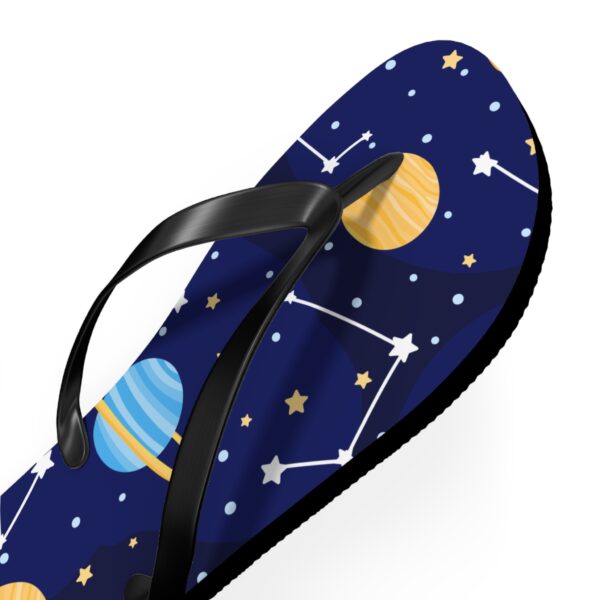 Cosmic Flip Flops Galaxy Print for Space Lovers