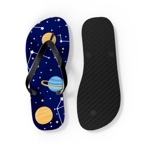 Cosmic Flip Flops Galaxy Print for Space Lovers