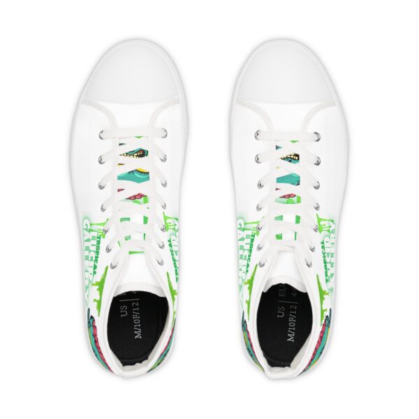 Men's Zombie High Top Sneakers Undead Style