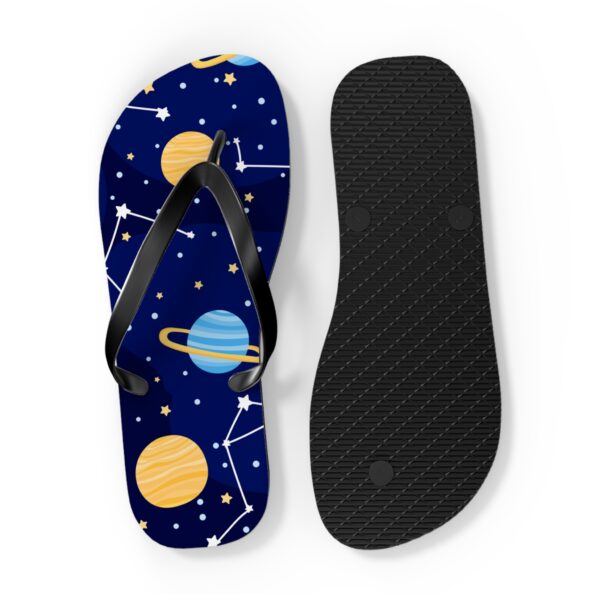 Cosmic Flip Flops Galaxy Print for Space Lovers