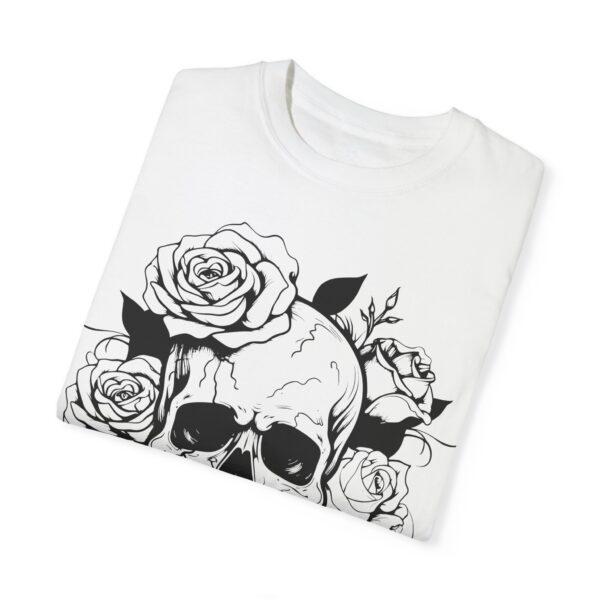 Skull & Roses Unisex Garment-Dyed T-Shirt