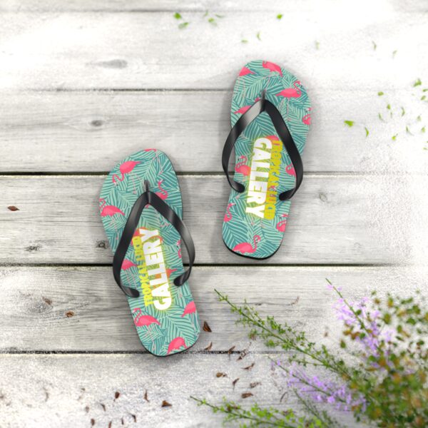 Tropical Flamingo Flip Flops Beach Sandals