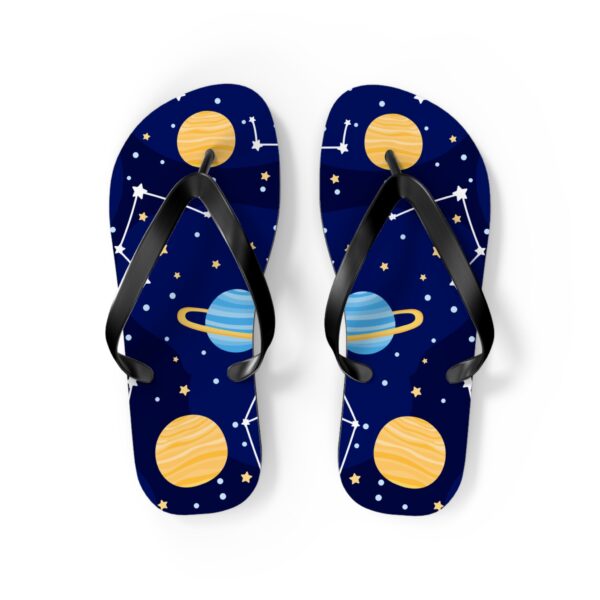 Cosmic Flip Flops Galaxy Print for Space Lovers