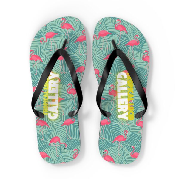 Tropical Flamingo Flip Flops Beach Sandals