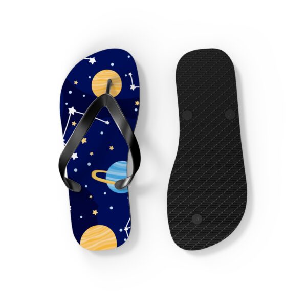 Cosmic Flip Flops Galaxy Print for Space Lovers