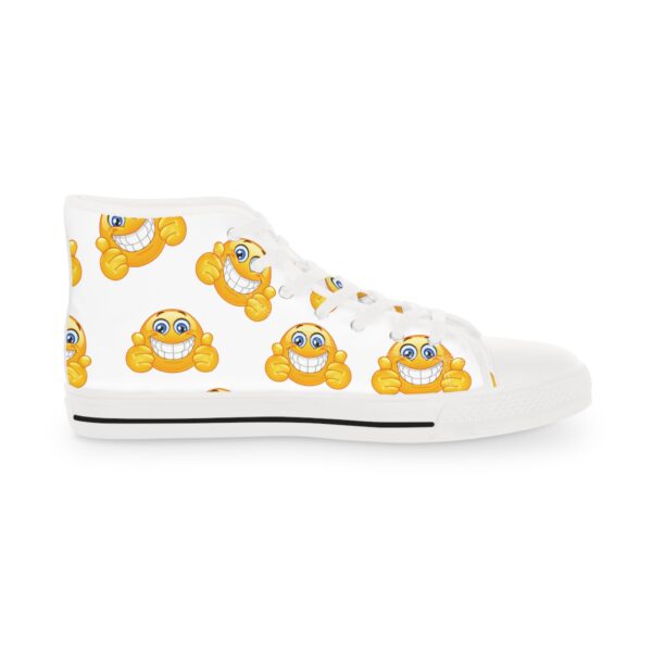 Happy Emoji Sneakers Fun & Playful High Tops