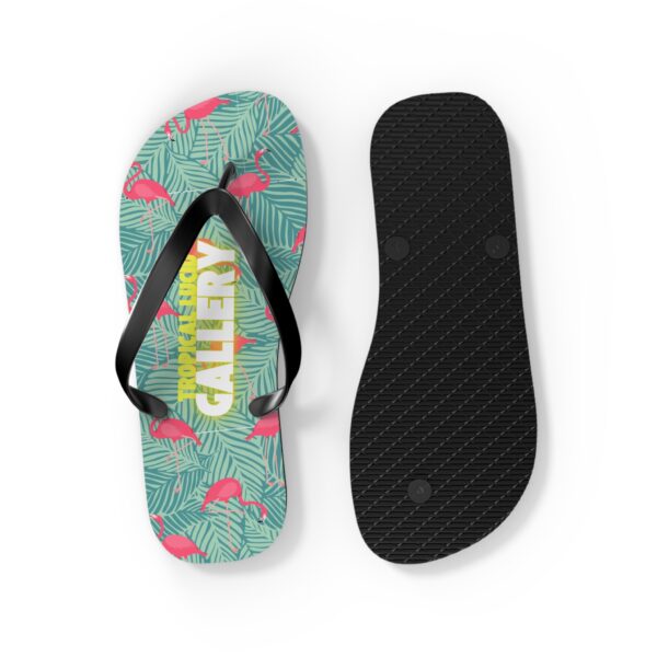 Tropical Flamingo Flip Flops Beach Sandals