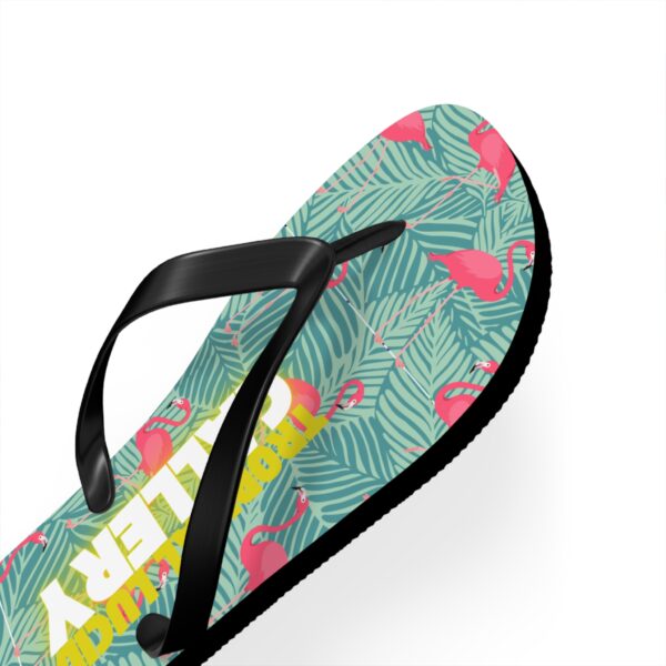 Tropical Flamingo Flip Flops Beach Sandals