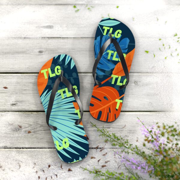 Tropical Vibe Flip Flops Perfect for Beach Days