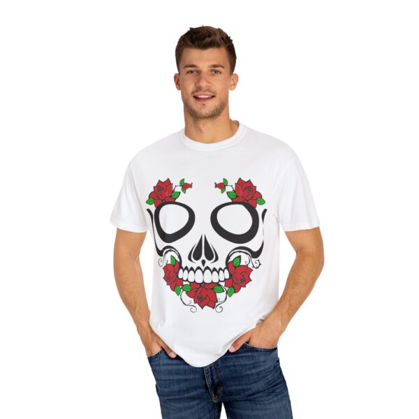 Unisex Skull & Roses Calavera T-Shirt