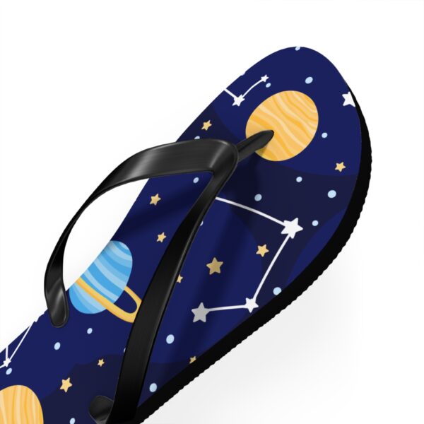 Cosmic Flip Flops Galaxy Print for Space Lovers
