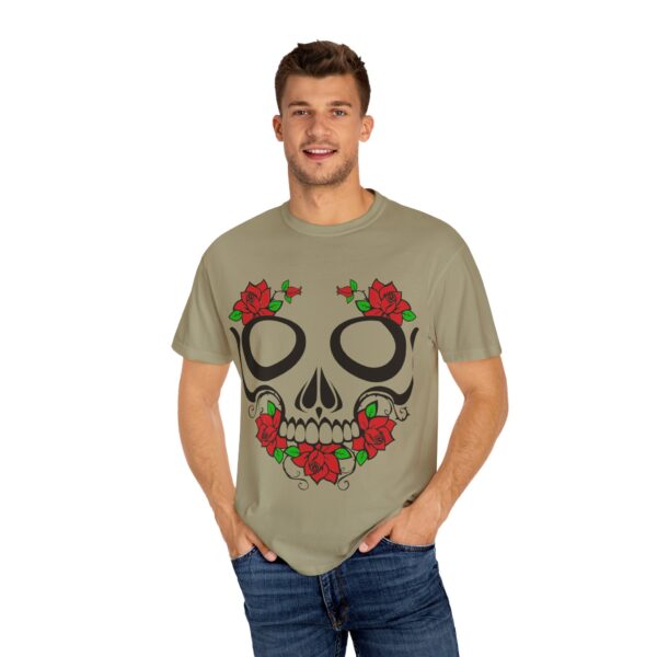 Unisex Skull & Roses Calavera T-Shirt