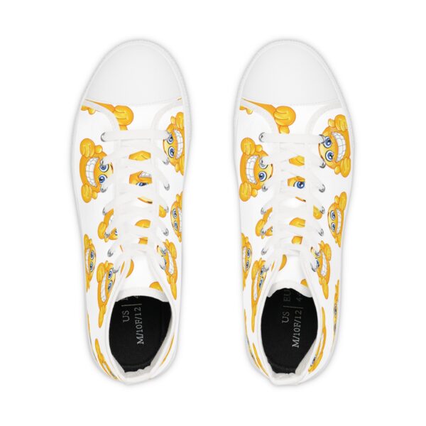Happy Emoji Sneakers Fun & Playful High Tops