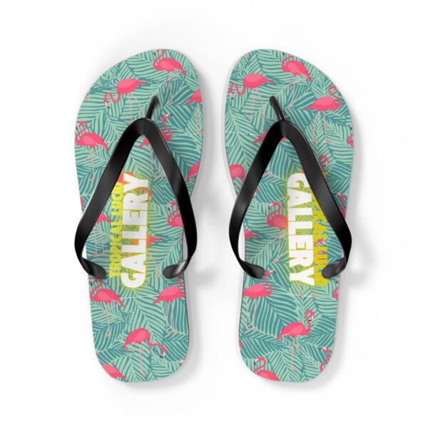 Tropical Flamingo Flip Flops Beach Sandals
