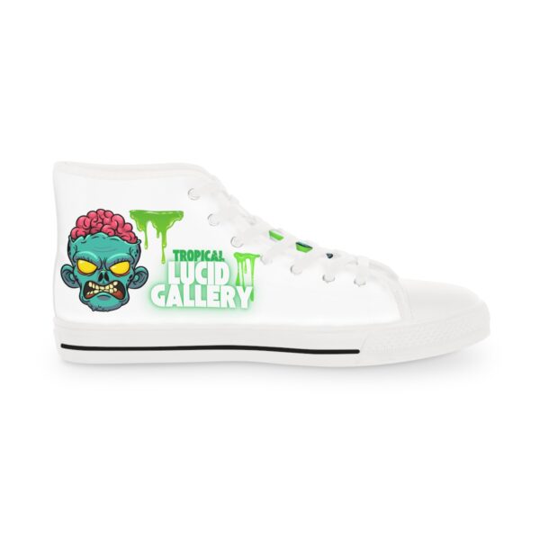 Men's Zombie High Top Sneakers Undead Style