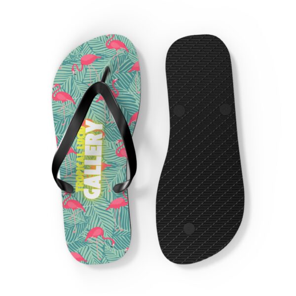 Tropical Flamingo Flip Flops Beach Sandals