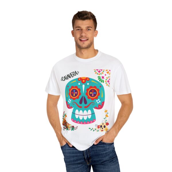 Calavera Floral Day of the Dead Celebration Tee