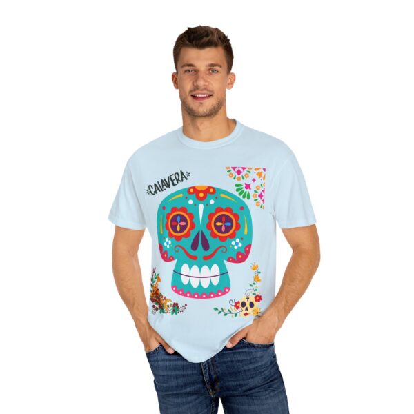 Calavera Floral Day of the Dead Celebration Tee