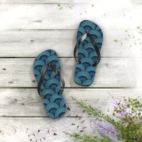 Tropical Pattern Flip Flops Summer Casual Wear