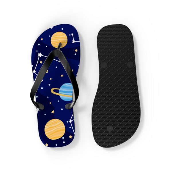 Cosmic Flip Flops Galaxy Print for Space Lovers