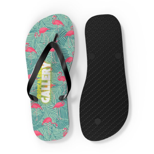 Tropical Flamingo Flip Flops Beach Sandals