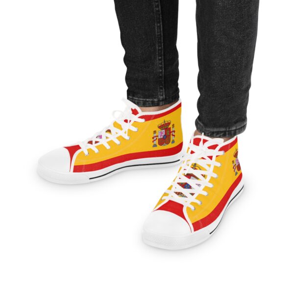 Spanish Flag High Top Sneakers