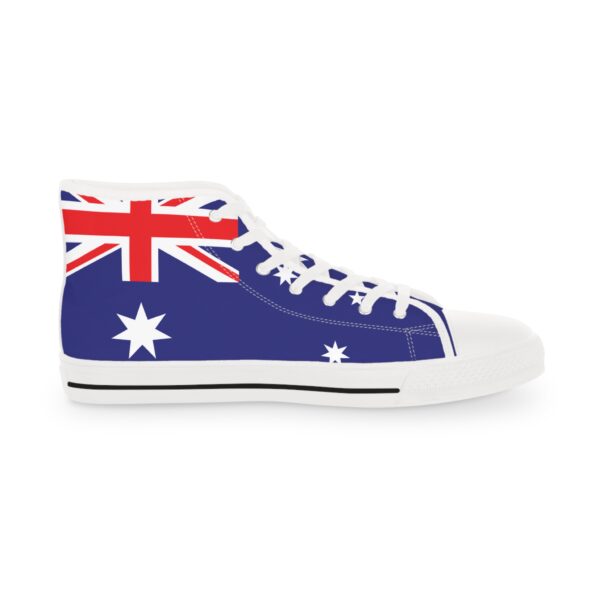 High Top Sneakers Auzzy Flag Design