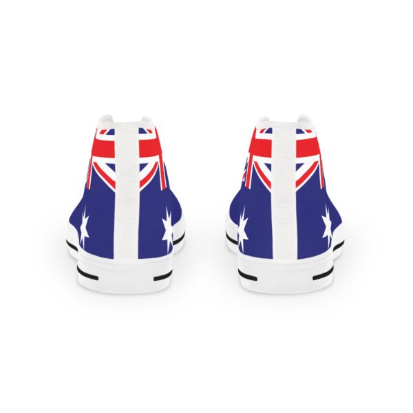 High Top Sneakers Auzzy Flag Design