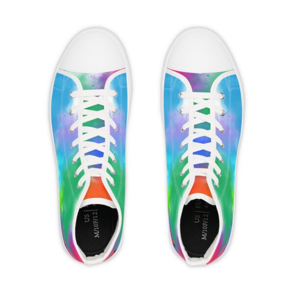 Colorful High Top Sneakers – Vibrant Tie-Dye Style for Bold Trendsetters