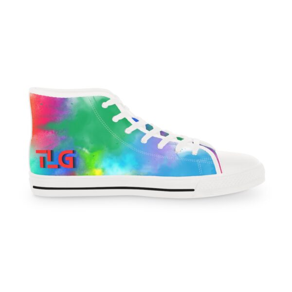 Colorful High Top Sneakers – Vibrant Tie-Dye Style for Bold Trendsetters