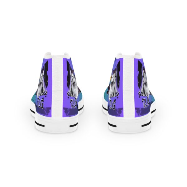 High Top Sneakers with Vibrant Anime Design