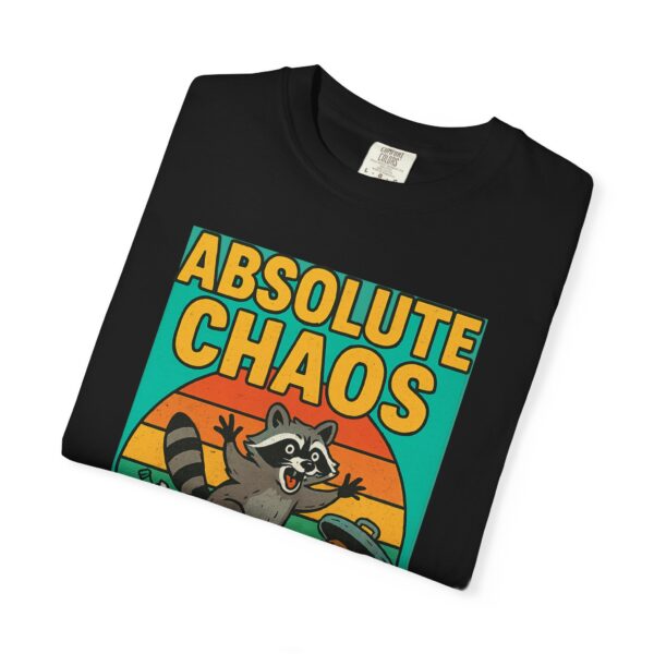 🦝 Absolute Chaos – Mayhem & Mischief Raccoon T-Shirt for Animal Lovers 🗑️🔥