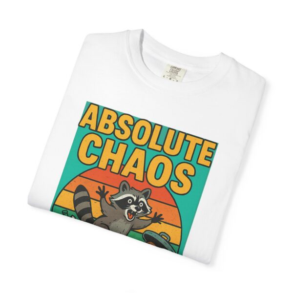 🦝 Absolute Chaos – Mayhem & Mischief Raccoon T-Shirt for Animal Lovers 🗑️🔥