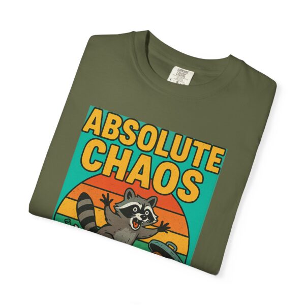 🦝 Absolute Chaos – Mayhem & Mischief Raccoon T-Shirt for Animal Lovers 🗑️🔥