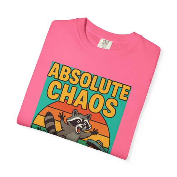 🦝 Absolute Chaos – Mayhem & Mischief Raccoon T-Shirt for Animal Lovers 🗑️🔥