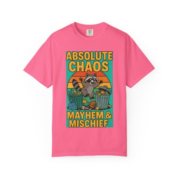 🦝 Absolute Chaos – Mayhem & Mischief Raccoon T-Shirt for Animal Lovers 🗑️🔥