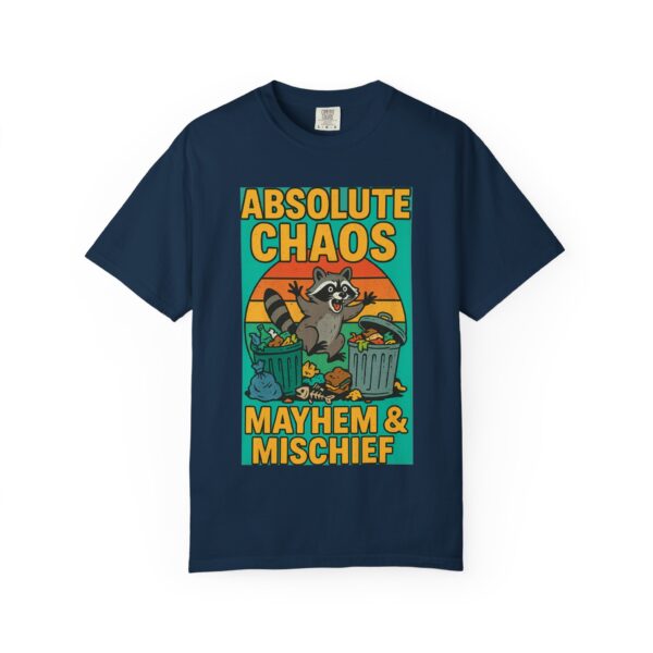 🦝 Absolute Chaos – Mayhem & Mischief Raccoon T-Shirt for Animal Lovers 🗑️🔥