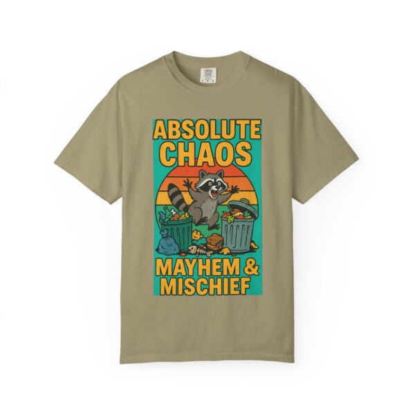 🦝 Absolute Chaos – Mayhem & Mischief Raccoon T-Shirt for Animal Lovers 🗑️🔥