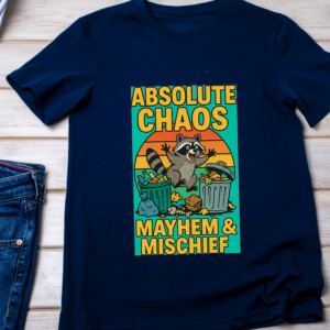 Absolute Chaos – Mayhem & Mischief Raccoon T-Shirt for Animal Lovers Classic T-Shirt