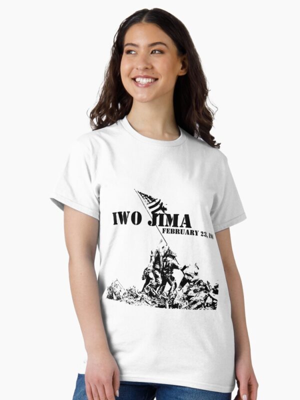 Iwo Jima February 23, 1945 Classic T-Shirt - Image 4