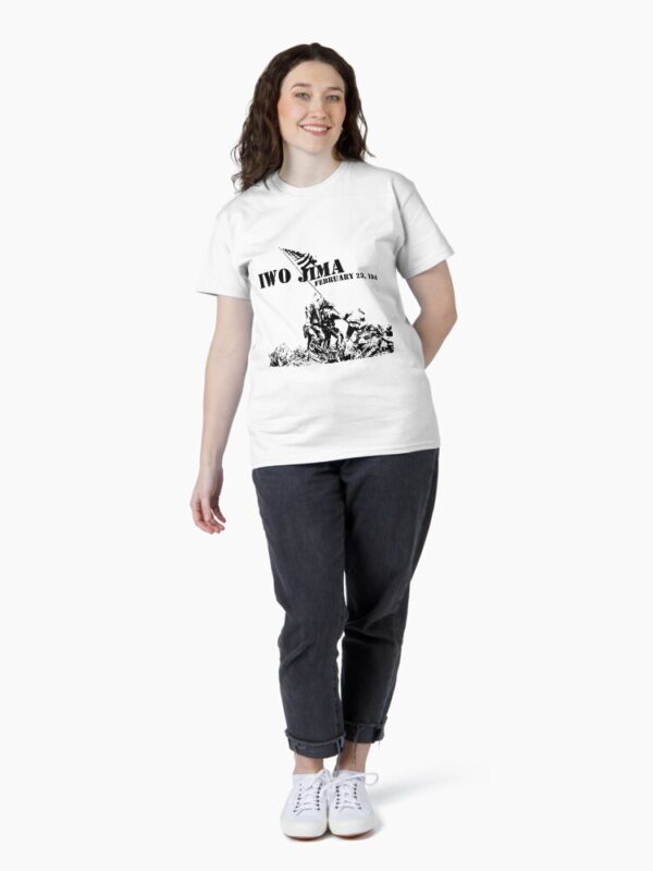 Iwo Jima February 23, 1945 Classic T-Shirt - Image 3